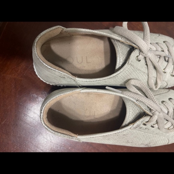 SOUL Naturalizer Topaz Sneakers gold platform - Picture 9 of 10